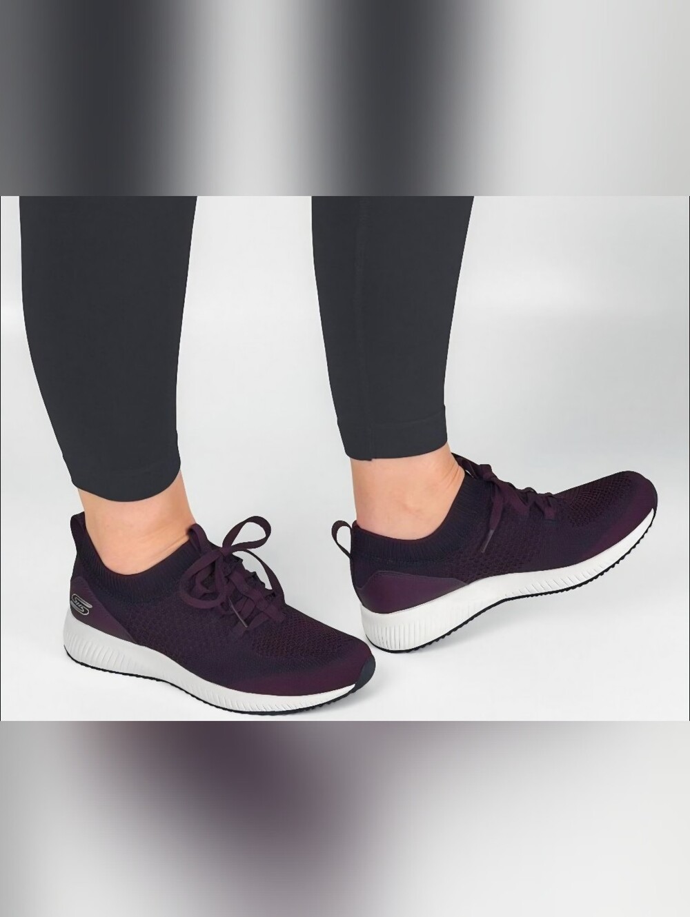 Skechers Maroon Bobs Squad Alpha Gal Casual Shoes